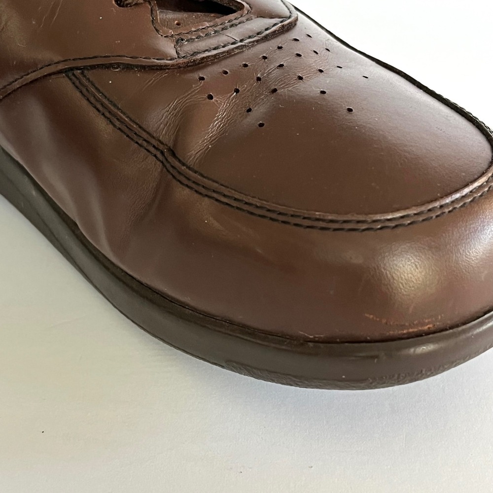 SAS Time Out Men's Walking Shoes Brown Leather Lace Up Comfort Sneakers 8.5 M - Picture 10 of 10